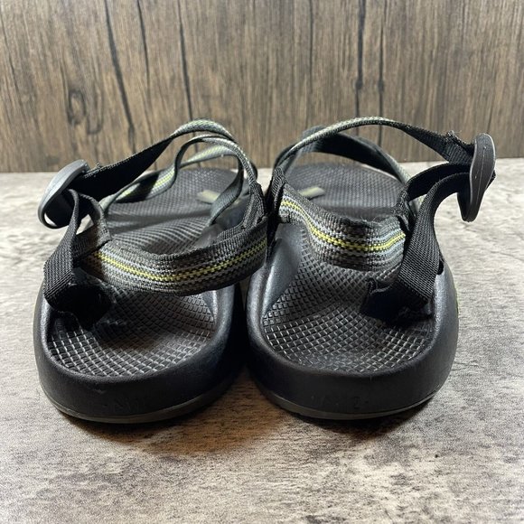 Chaco Men\'s Z2 Sandals Blue Black Hiking Toe Loop Size 12